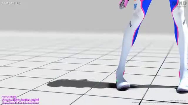 MMD Exhibition Models  DVA   Overwatch 4K 60fps - MikuMikuDance 艦これ
