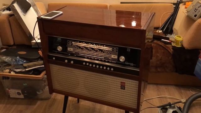 Радиола Ригонда 102. Работа линейного входа (aux) смотреть онлайн