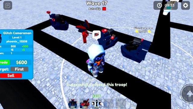 ✨ИГРАЮ ТОЛЬКО ЗА ГЛИТЧ КАМЕРАМЕНА С СИНИСТОРОМ КАМЕРО МЕНОМ В SKIBIDI TOILET TOWER DEFENSE смотреть онлайн