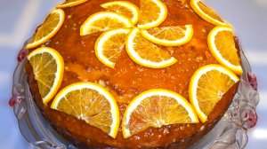 АПЕЛЬСИНОВО-СМЕТАННЫЙ ПИРОГ С ГЛАЗУРЬЮ 🍊