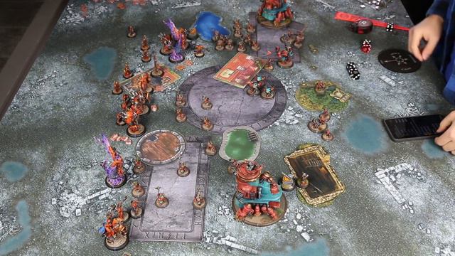 Warmachine & Hordes Battle Report - General Ossrum vs Anson Durst, Rock of the Faith смотреть онлайн