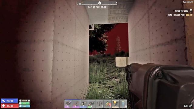 ★ DAY 28 HORDE - Ep 57 - 7 Days to Die alpha 17.2 solo - single player let's play смотреть онлайн