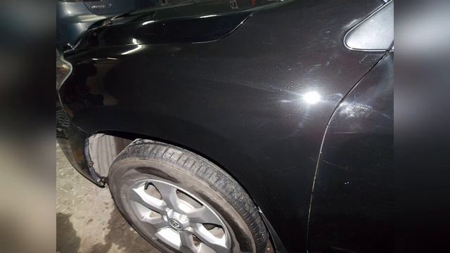 Покраска и замена переднего левого крыла #ToyotaRav_4