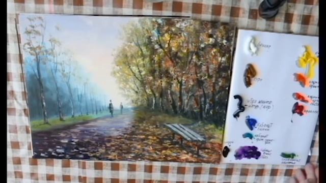 Презентация мастер-класса "Осенняя скамейка" смотреть онлайн