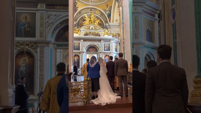 St. Isaac Katedralinde Evlilik Töreni [HDR] St. Petersburg Rusya смотреть онлайн