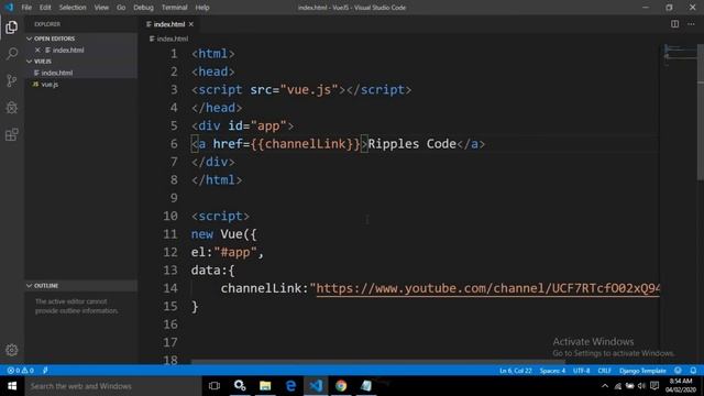 VueJS 2 Series including Router & Vuex || How to do Data Binding using v-bind directive || Part-4 смотреть онлайн