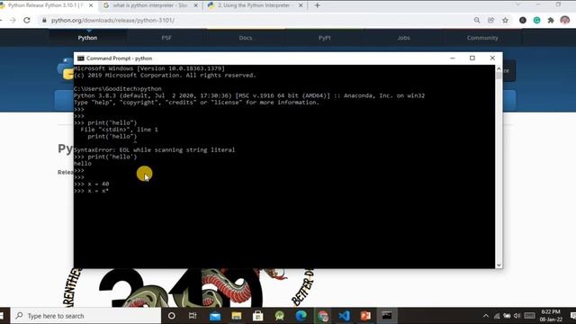 Python for data science - Python Interpreter- 3 смотреть онлайн