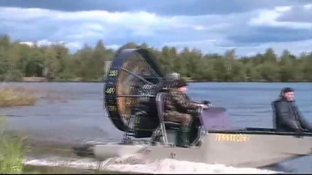 Аэроглиссер АГП-4/130, "ТРИТОН", Разворот с притоплением смотреть онлайн