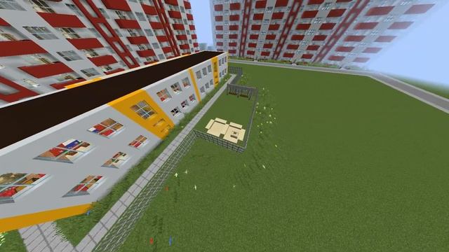 Русский город в Minecraft #4 Детский сад смотреть онлайн