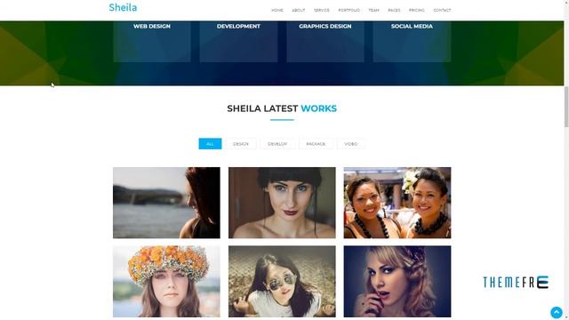 Sheila - Material Design Agency WordPress Theme Hal Alphonzo смотреть онлайн
