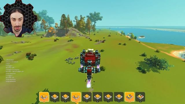 I Built A Destructible Flyer To Battle Tapebots From Above! - Scrap Mechanic Gameplay смотреть онлайн