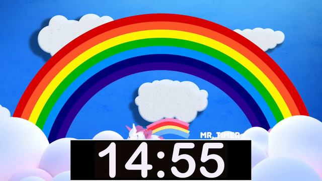 Rainbow Timer 30 Minute Countdown with Music for Kids! смотреть онлайн