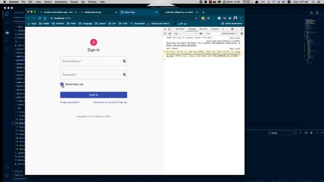 Single Page Serverless React App – Sign In Page Part 1 смотреть онлайн