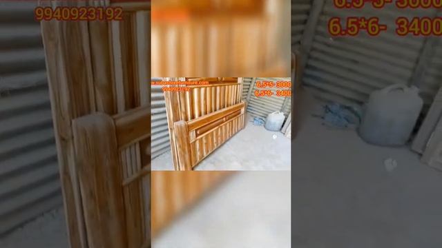 Teak wood cot queen size and king size available ready stock Chennai subashree furniture смотреть онлайн