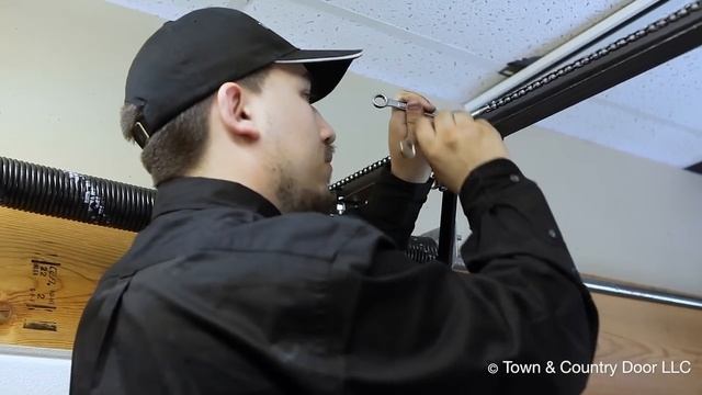 How to Adjust the Chain Tension of Garage Door Opener | Town & Country Door LLC смотреть онлайн