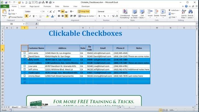 How To EASILY Add Checkboxes To ANY Microsoft Excel Table смотреть онлайн