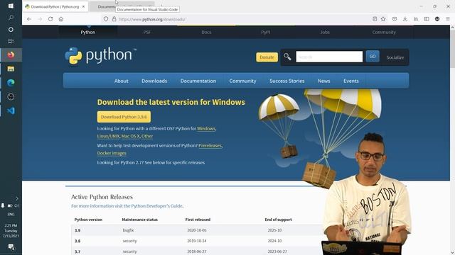 Installing python and vscode on windows - تنصيب بايثون على ويندوز смотреть онлайн