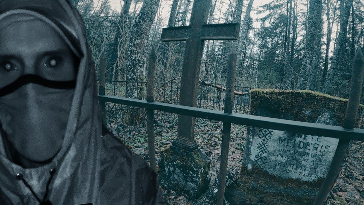 ПРИЗРАКИ НОЧЬЮ на СТАРОМ КЛАДБИЩЕ GHOSTS IN THE OLD CEMETERY смотреть онлайн