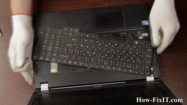 How To Replace Keyboard On Acer TravelMate 5360, 5760 Laptop