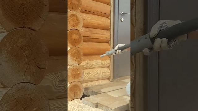 Пескоструйная шлифовка сруба Нижегородская область 89308081999 смотреть онлайн