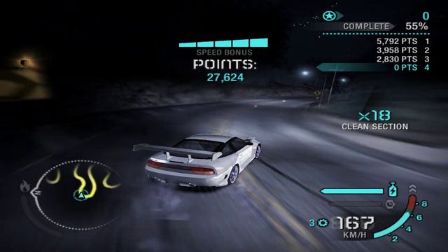 1.000.000 De puntos en la pista mas corta (NFS Carbon) смотреть онлайн