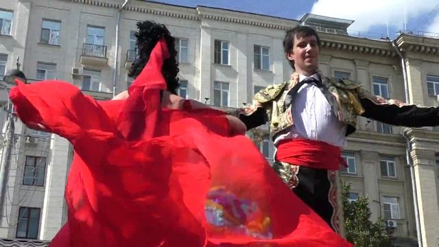 Samba Real - Испанский карнавал на Тверской площади 07.08.2016 (Часть 1) смотреть онлайн