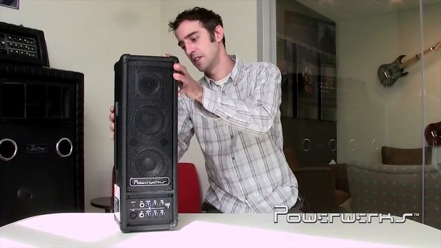 Powerwerks 40-Watt Battery Powered Speaker With Bluetooth