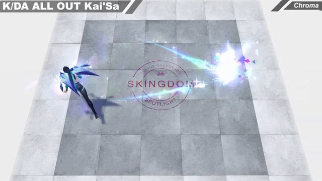 KDA ALL OUT KaiSa THE BADDEST Chroma Spotlight