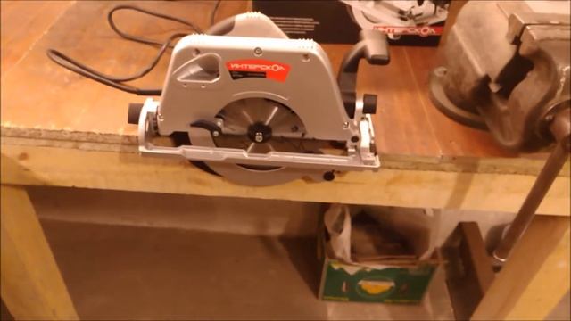 Обзор Дисковая пила ДП 235 Интерскол Overview Circular Saw Manual Circular Saw DP 235 Interskol смотреть онлайн