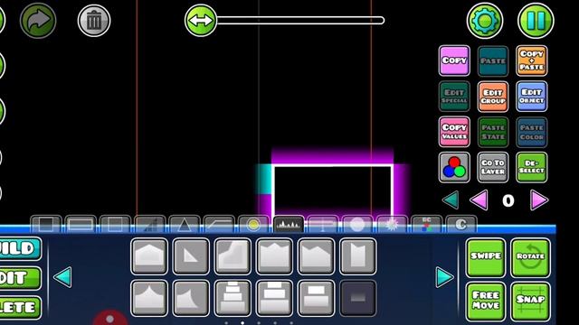 Гайд 3 в гд. Как сделать неон блок смотреть онлайн