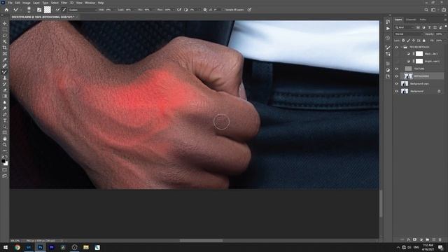 how to use mixer brush tool High and Skin Retouching in Photoshop cc 2021 смотреть онлайн