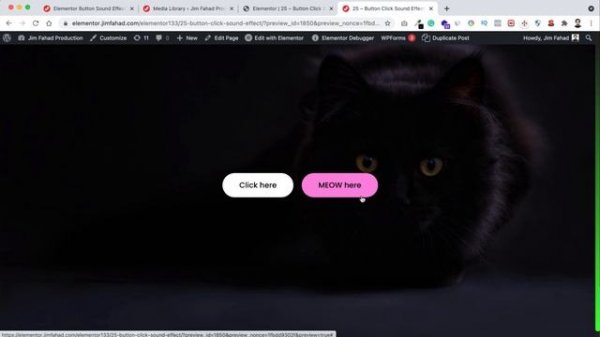 Elementor Button Sound Effect on Click | WordPress Elementor Tutorial | Elementor Tips and Tricks