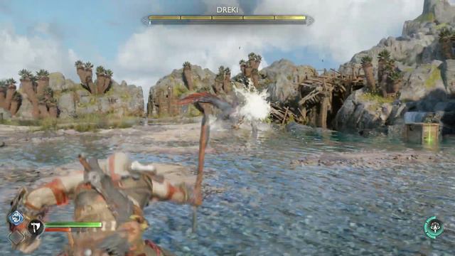 God of war Ragnarök Dreki boss fight (God of War difficulty) смотреть онлайн