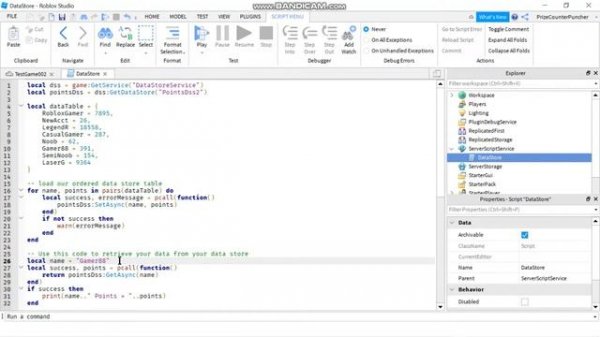 Use Data Stores (DataStore) to Save Games Data (Roblox Studio Tutorial) - by PrizeCP Series 2 (062)
