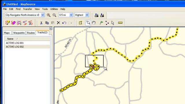 Import GPS With MapSource for Open Street Map смотреть онлайн