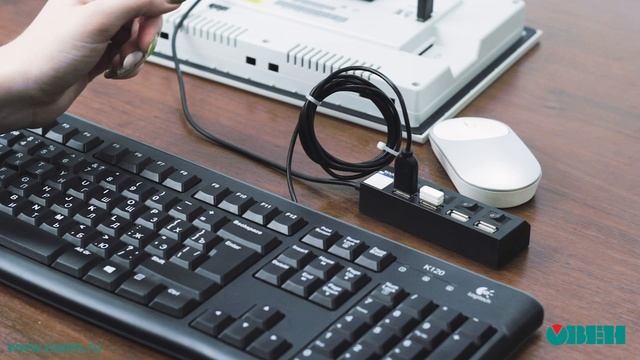 ОВЕН СПК1xx. Подключение мыши и клавиатуры смотреть онлайн