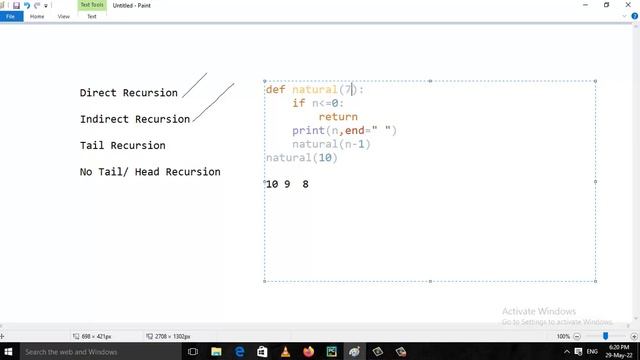 Python Program || Types of Recursion-part 1 | Direct and Indirect Recursion смотреть онлайн