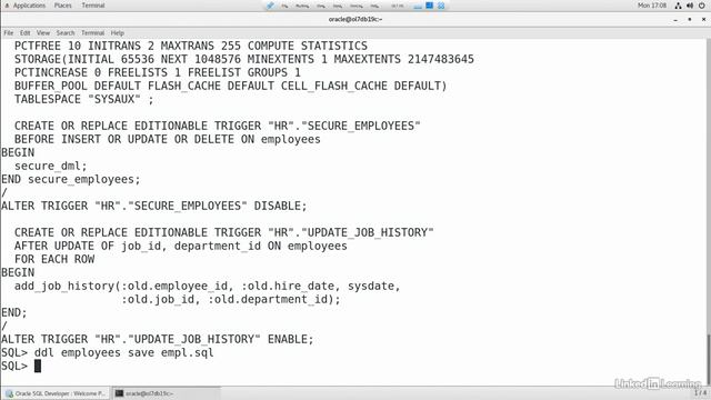 002 Using the DDL command in SQLcl смотреть онлайн