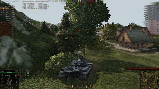 WZ-120 | Потный бой в топе. World of Tanks (WoT 0.9.14) Full HD смотреть онлайн