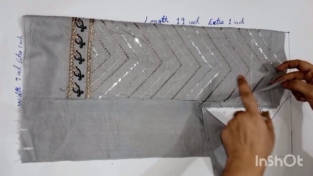 Sleeves cutting and stitching how to cut perfect sleeves with sketch| size XL смотреть онлайн