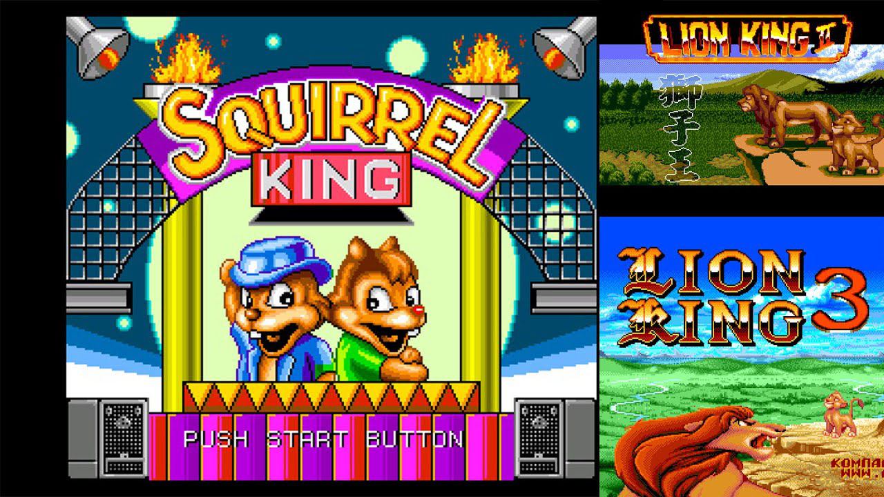 Китайские игры на Сеге Lion King 2, 3 и Squirrel King +Монтажка видео смотреть онлайн