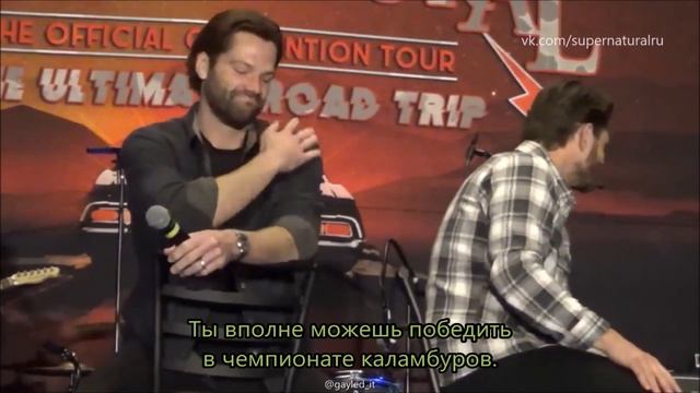 Каламбуристы Джаред и Дженсен или "этот непонятный английский язык" - Кон в Нэшвилле 2022 (рус.суб. смотреть онлайн