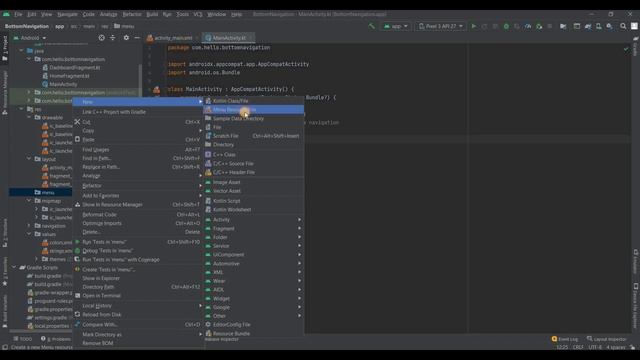 Bottom Navigation View using Fragments | Android Studio | Kotlin | смотреть онлайн