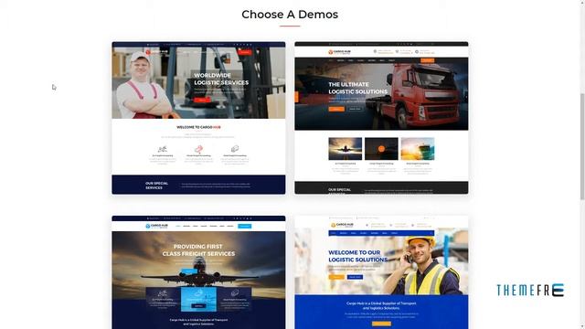Cargo HUB - Transport WordPress Theme for Transportation, Logistics a смотреть онлайн