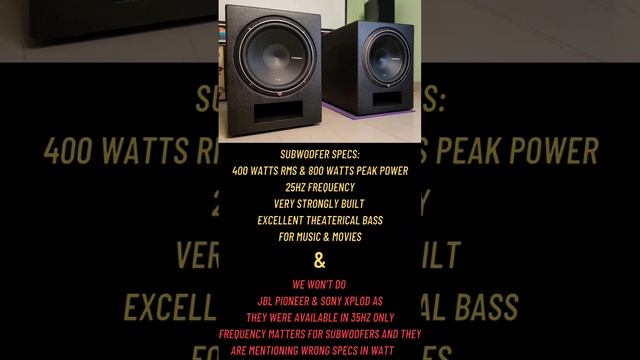 12 & 15 Inch Subwoofers Available... Call 8106411741 @royalhomecinemas смотреть онлайн