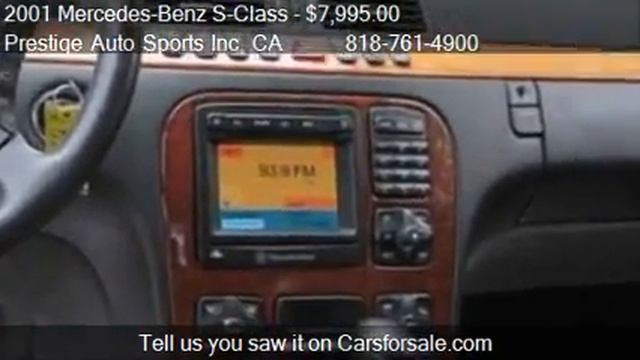 2001 Mercedes-Benz S-Class S430 - for sale in North Hollywoo смотреть онлайн