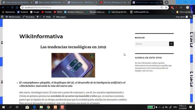 Creacion de una wiki Con Wordpress 2019 Xampp смотреть онлайн