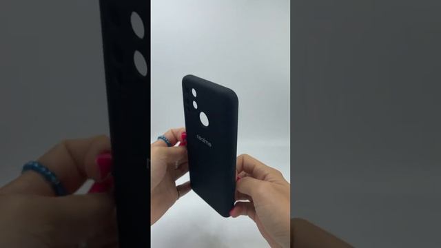 Чехол бампер Silicone Case для Realme C25S (черный) смотреть онлайн