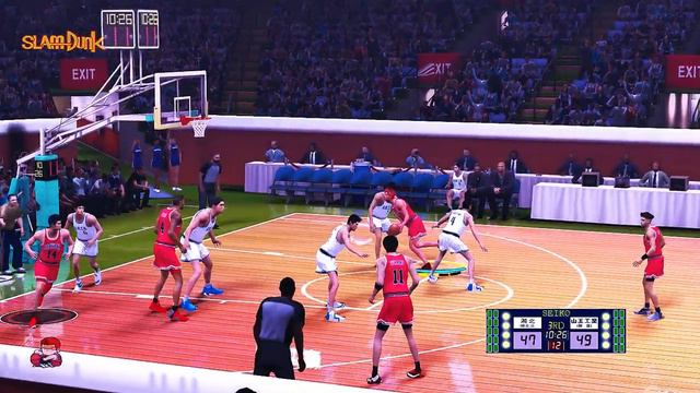 Anime Slamdunk 2K14 | Meihon vs Shohoku | Interhigh | Gameplay | MODDED | HD | GE Enhancer NBA2K14 смотреть онлайн