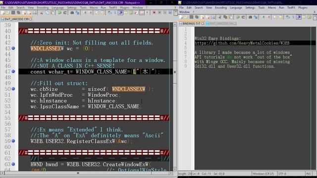 Win32+C99 #2[ Minimal UNICODE Window ] смотреть онлайн